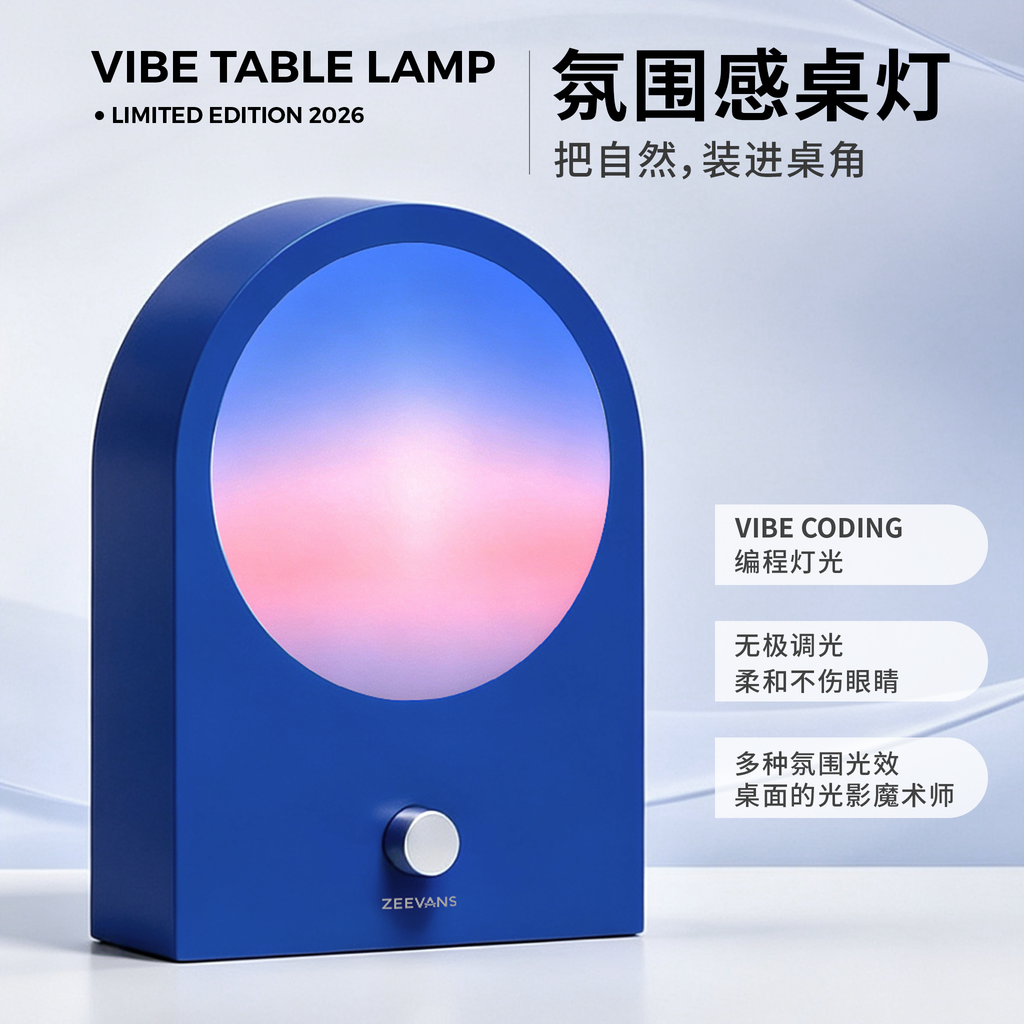 ZEEVANS Vibe Table Lamp - 127-Pixel Dynamic Ambient Light